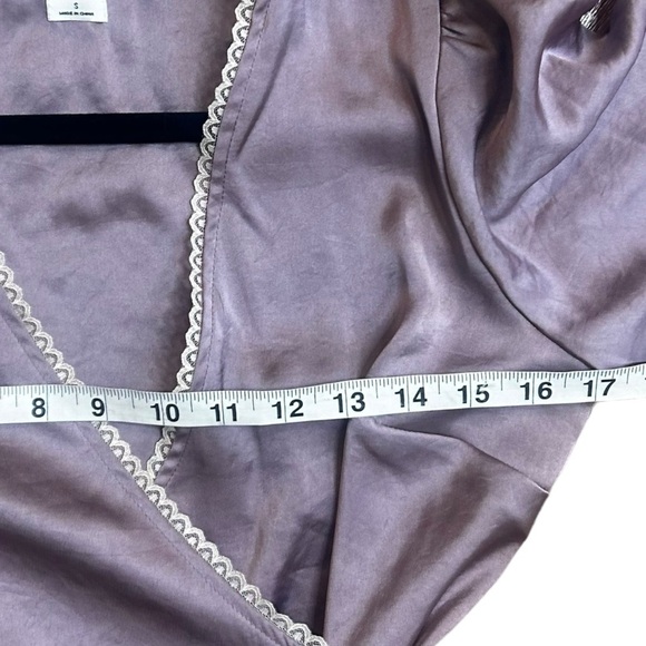 Aritzia Wilfred Mademoiselle Satin Longsleeve Dress - Picture 15 of 16